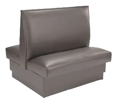 American Tables & Seating AD-42 GR4 46"L Double Plain Back, Fully Upholstered Booth, 42" Height