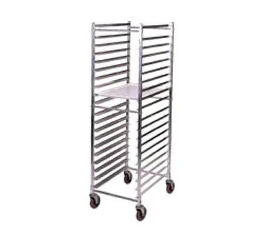 Winholt ADE1820B-KDA 20 Pan End Load Aluminum Bun / Sheet Pan Rack w/ 3" Bottom Load Slides