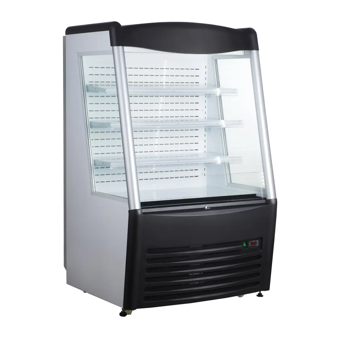Black Diamond BDVACM-320 36" Vertical Air Curtain Merchandiser in Black, 3 Shelves, 11 cu. ft.