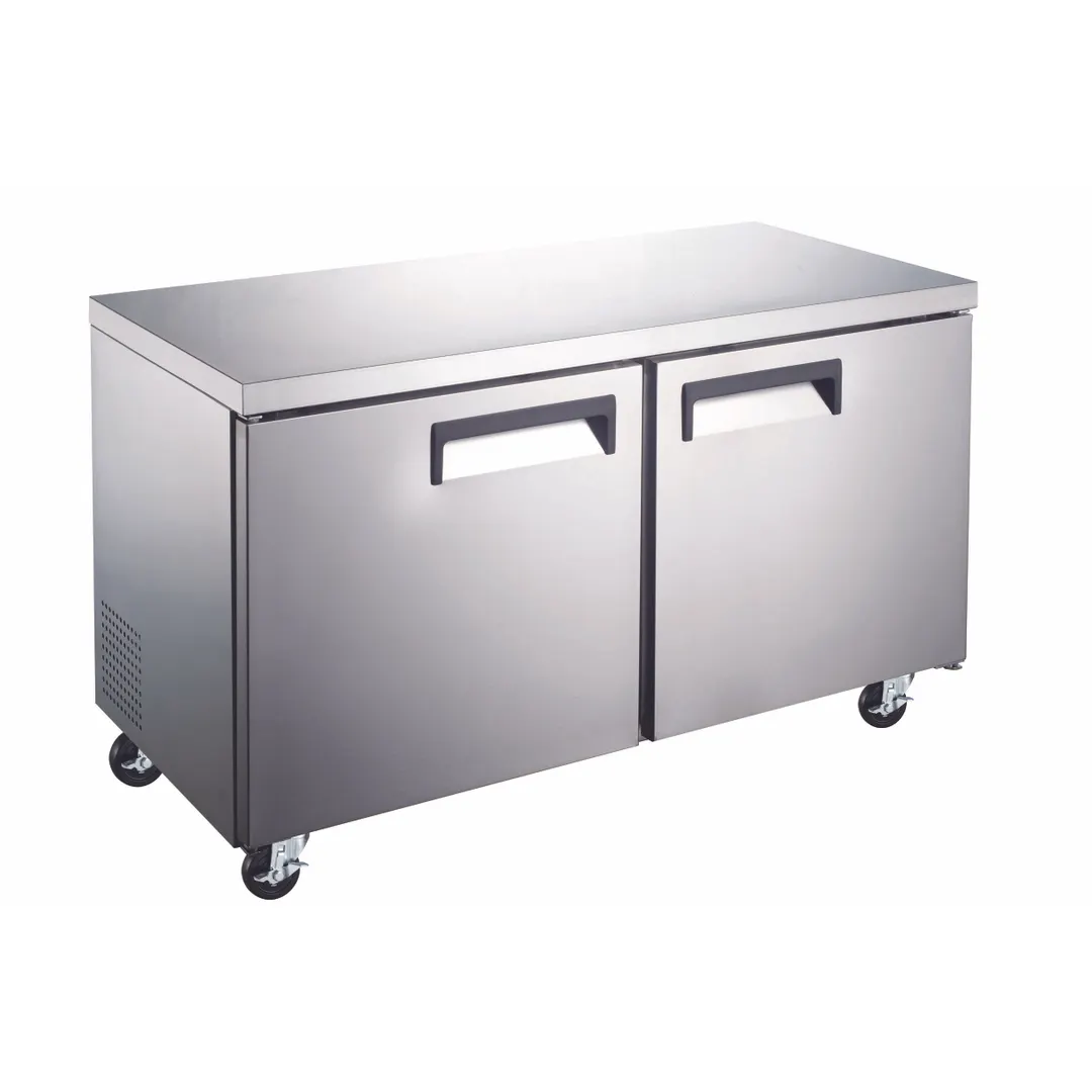 Grista GRUCRF-60 60" Two Solid Door Undercounter Refrigerator, 14.2 cu. ft.