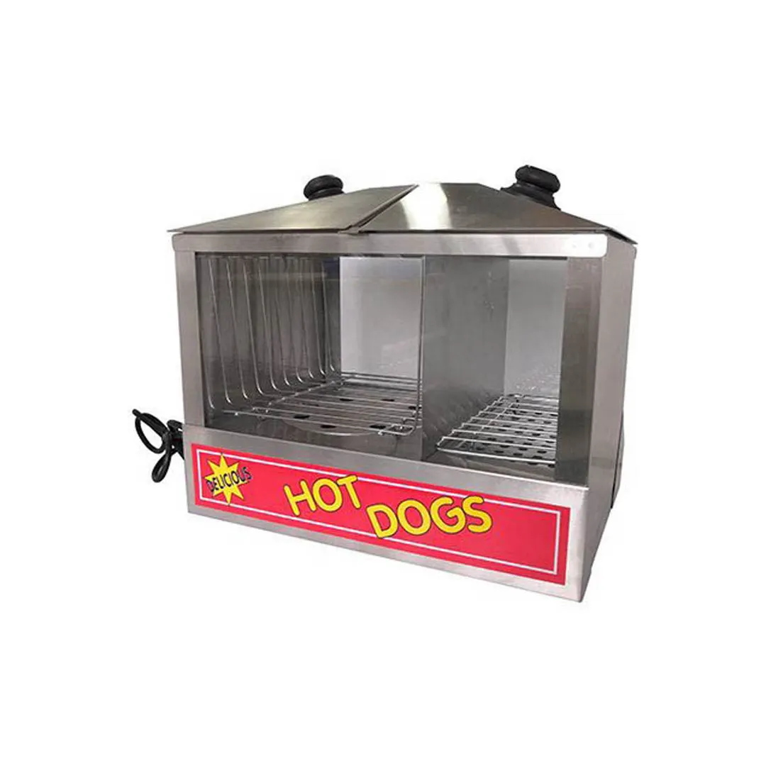Adcraft HDS-1300W/100 Hot Dog Steamer & Bun Warmer w/ 100 Hot Dogs, 48 Buns, Top Loading
