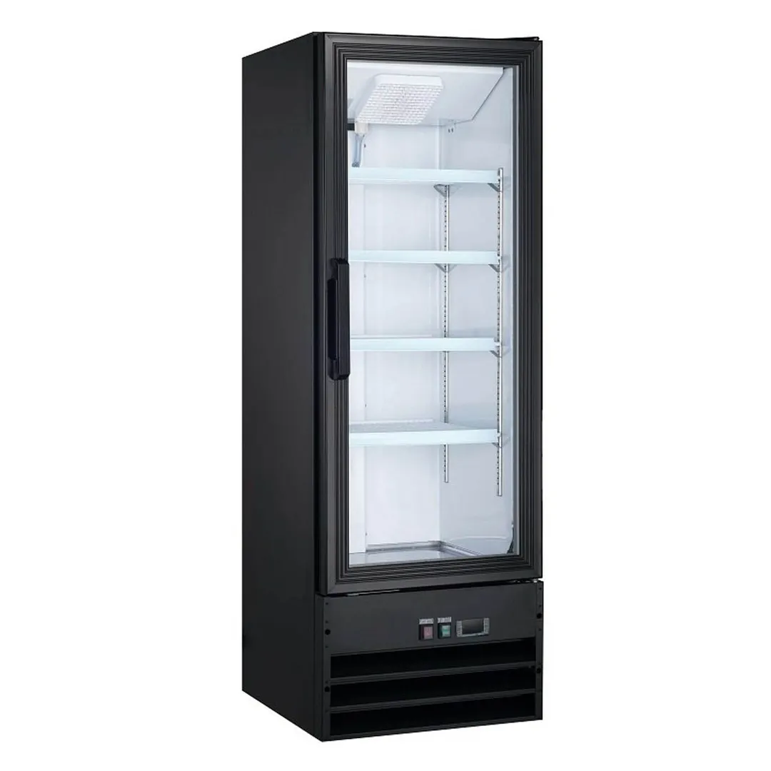 U-STAR USRFS-1D/22 21" 1-Section Merchandiser Refrigerator w/ Glass Door, 9 cu. ft.