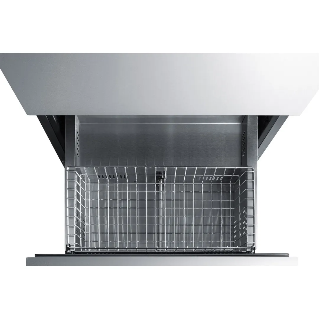 Summit ADRD24 24" Indoor/Outdoor Undercounter Refrigerator w/ 2 Drawers, 4.8 cu.ft.