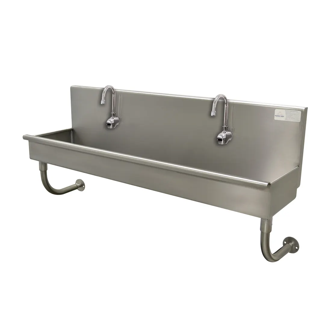 Advance Tabco 19-18-40EFADA 40" Wall Mounted Multi-Station Hand Sink with e-Faucet - 16 gauge