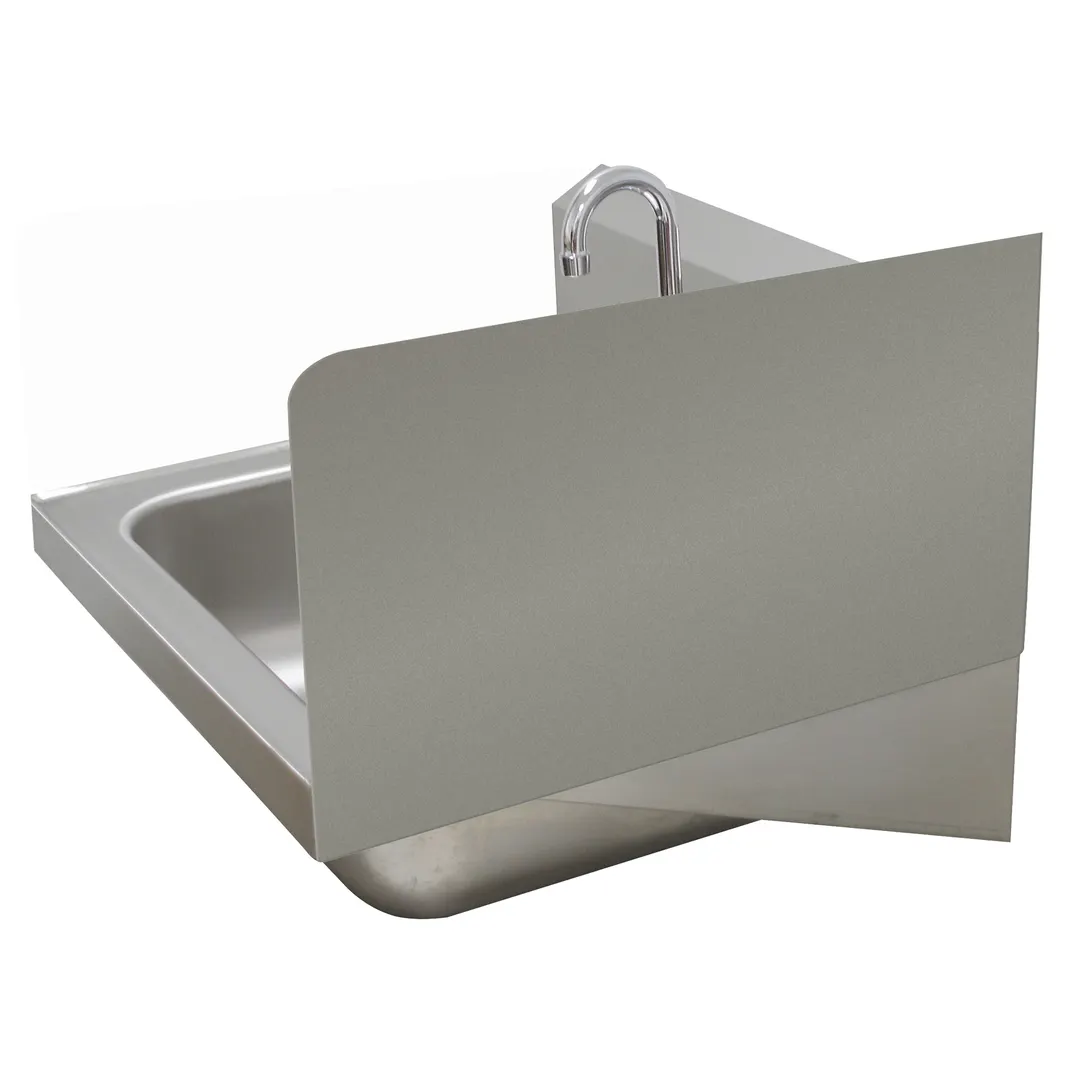 Advance Tabco 7-PS-11E Welded Side Splash, 12"H (Installed Height)
