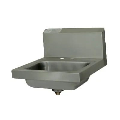Advance Tabco 7-PS-20-NF 17" Wall Mounted Hand Sink without Faucet- 20 gauge
