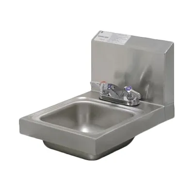 Advance Tabco 7-PS-22 12" Wall Mounted Hand Sink with Faucet - 20 gauge