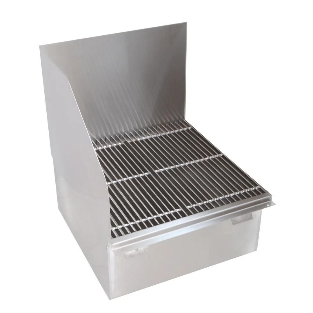 Advance Tabco 9-OP-36FM-SSL 36" Mop Sink, 33"W x 24"L x 10"D Bowl with S.Steel Grating/Left Splash