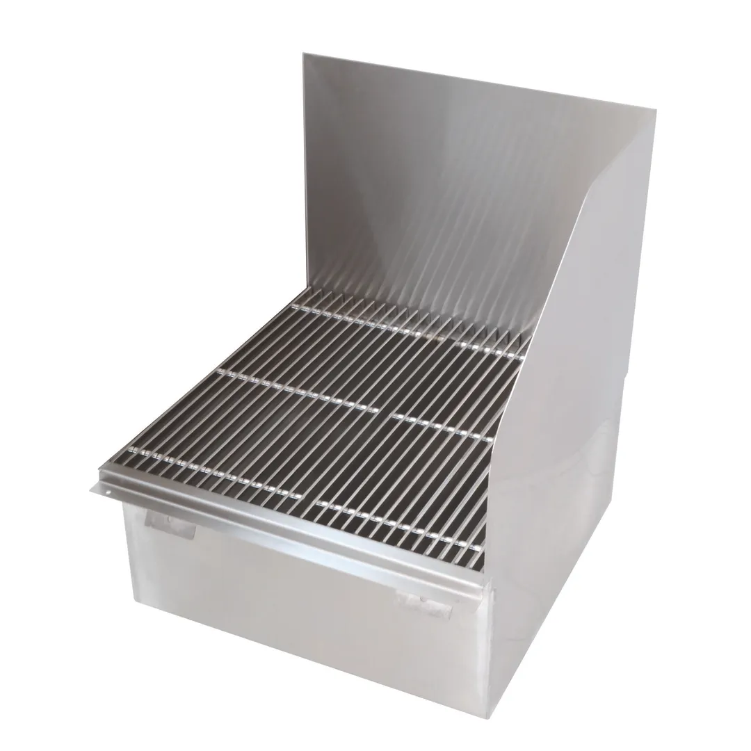 Advance Tabco 9-OP-36FM-SSR 36" Mop Sink, 33"W x 24"L x 10"D Bowl with S.Steel Grating/Right Splash