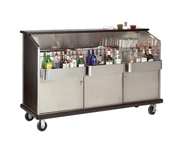 Advance Tabco AMD-6B Portable Bar, 74-3/8"W X 28-1/8"D X 46-5/8"H