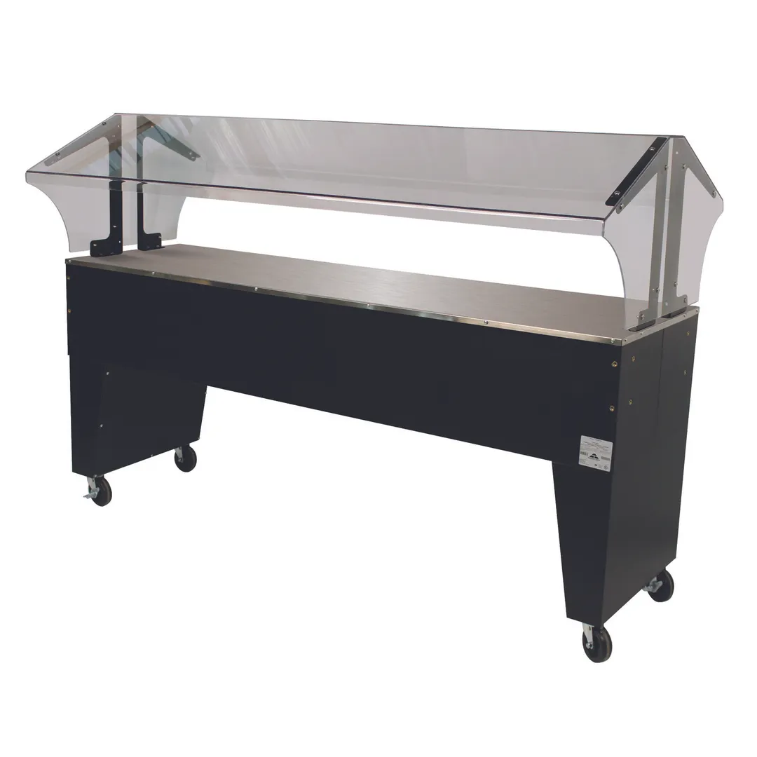 Advance Tabco B5-STU-B 77" Portable Solid Top Buffet Table with Open Base