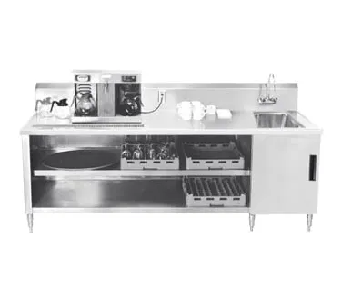 Advance Tabco BEV-30-84R Beverage Table, 84" W