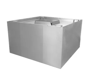 Advance Tabco CH-4242 42" x 42" x 20" Condensate Hood w/ Inner Bottom Gutter, Stainless
