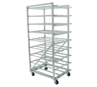 Advance Tabco CR10-162M-X Full Size Aluminum Mobile Can Rack w/ 162 Cans Size #10 or 216 Cans Size #5 Capacity