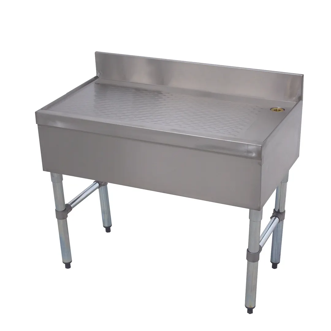 Advance Tabco CRD-4-X Special Value Underbar Drainboard, Free-Standing