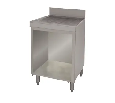 Advance Tabco CRD-4B Underbar Basics™ Drainboard, Open Cabinet Base