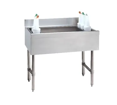 Advance Tabco CRI-16-30-10 30" Stainless Steel Underbar Ice Bin with 10-Circuit Cold Plate