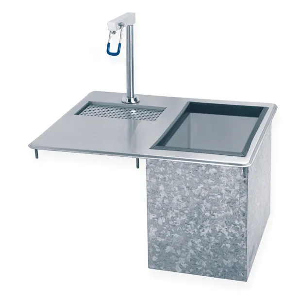 Advance Tabco D-24-WSIBL-X Drop-in Water Station with Ice Bin, 23 lb Capacity 