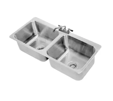 Advance Tabco DI-2-2012 Drop-In Sink, 2-Compartment