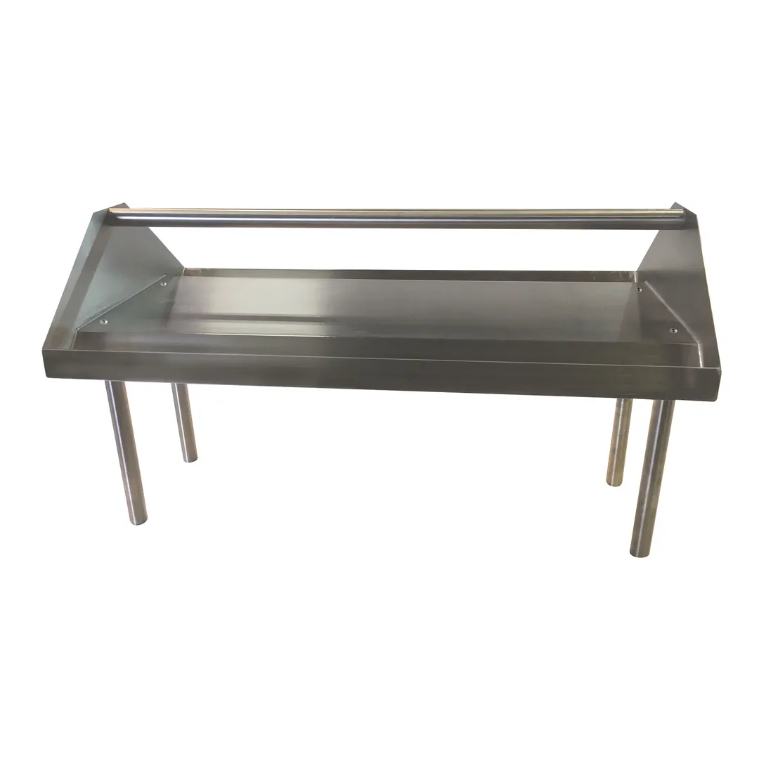 Advance Tabco DTA-79S Double Sided Slant Solid Base Rack Table Mounted Sorting Shelf