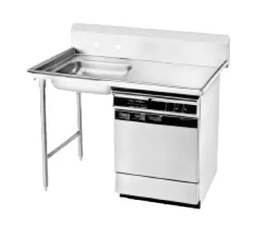 Advance Tabco DTU-U60-48L Undercounter Soiled Dishtable w/ Sink On Left, 10-1/2" Backsplash