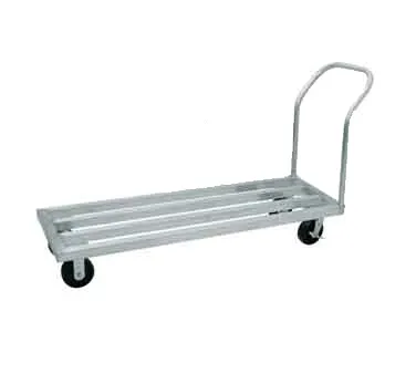 Advance Tabco DUN-2048C-X 20" x 48" Aluminum Mobile Dunnage Rack with 2100 lb. Capacity