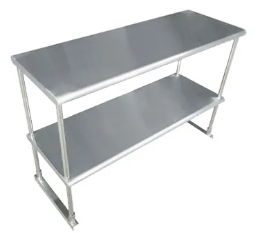 Advance Tabco EDS-18-96-X 96" Table-Mounted Overshelf