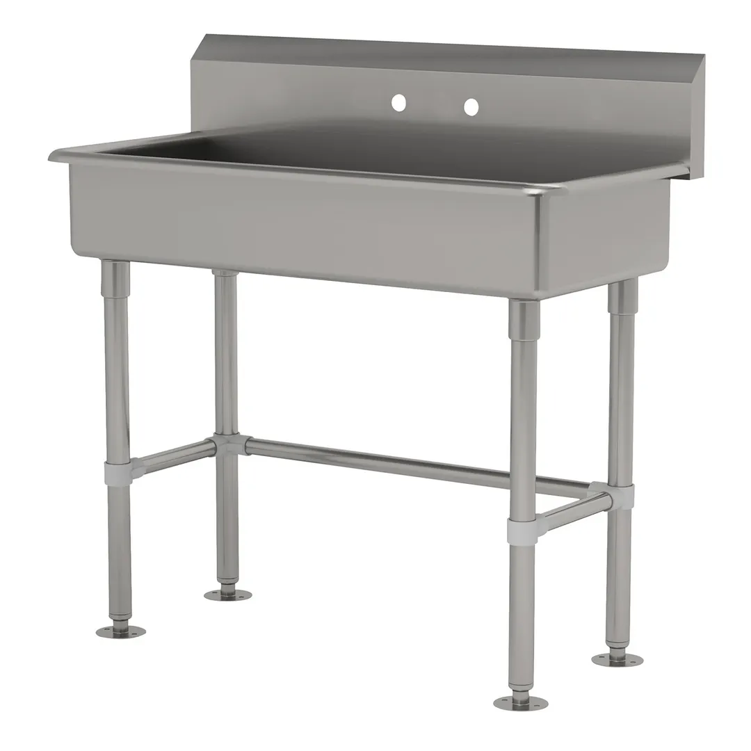 Advance Tabco FC-FM-1-ADA 40" Freestanding Hand Sink without Faucet - 16 gauge