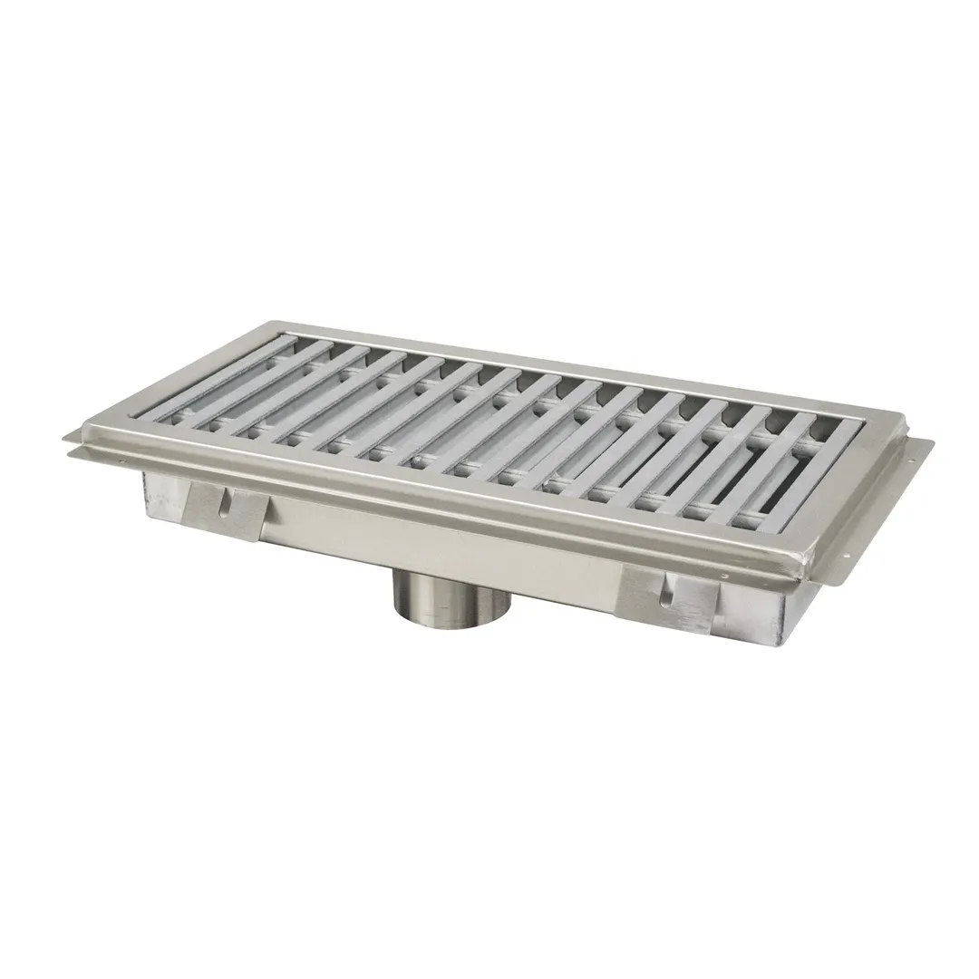 Advance Tabco FFTG-1224 Floor Trough, 24"W X 12"D X 4" Deep