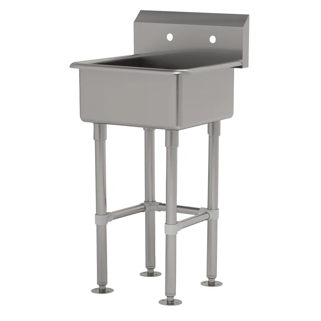 Advance Tabco FS-FM-2219 23" Freestanding Hand Sink without Faucet - 14 gauge