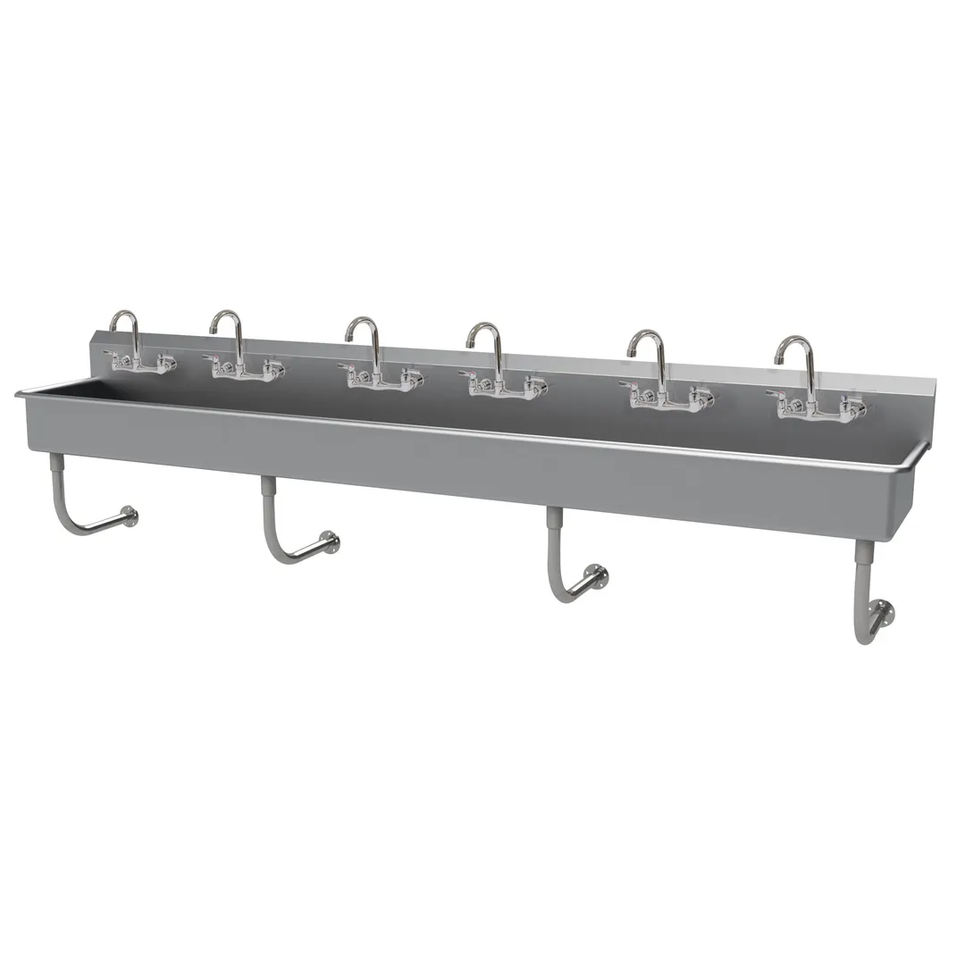 Advance Tabco FS-WM-120-F 120" Wall Mounted Hand Sink