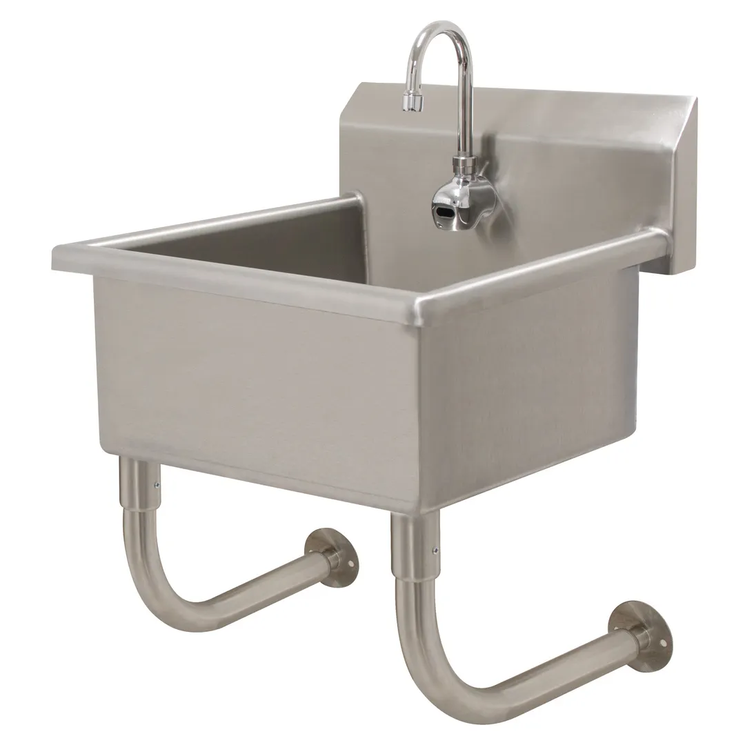Advance Tabco FS-WM-2721EF 27" Wall Mounted Hand Sink with e-Faucet - 14 gauge