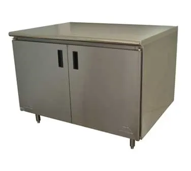 Advance Tabco HB-SS-303 36" Cabinet Base Hinged Doors Work Table