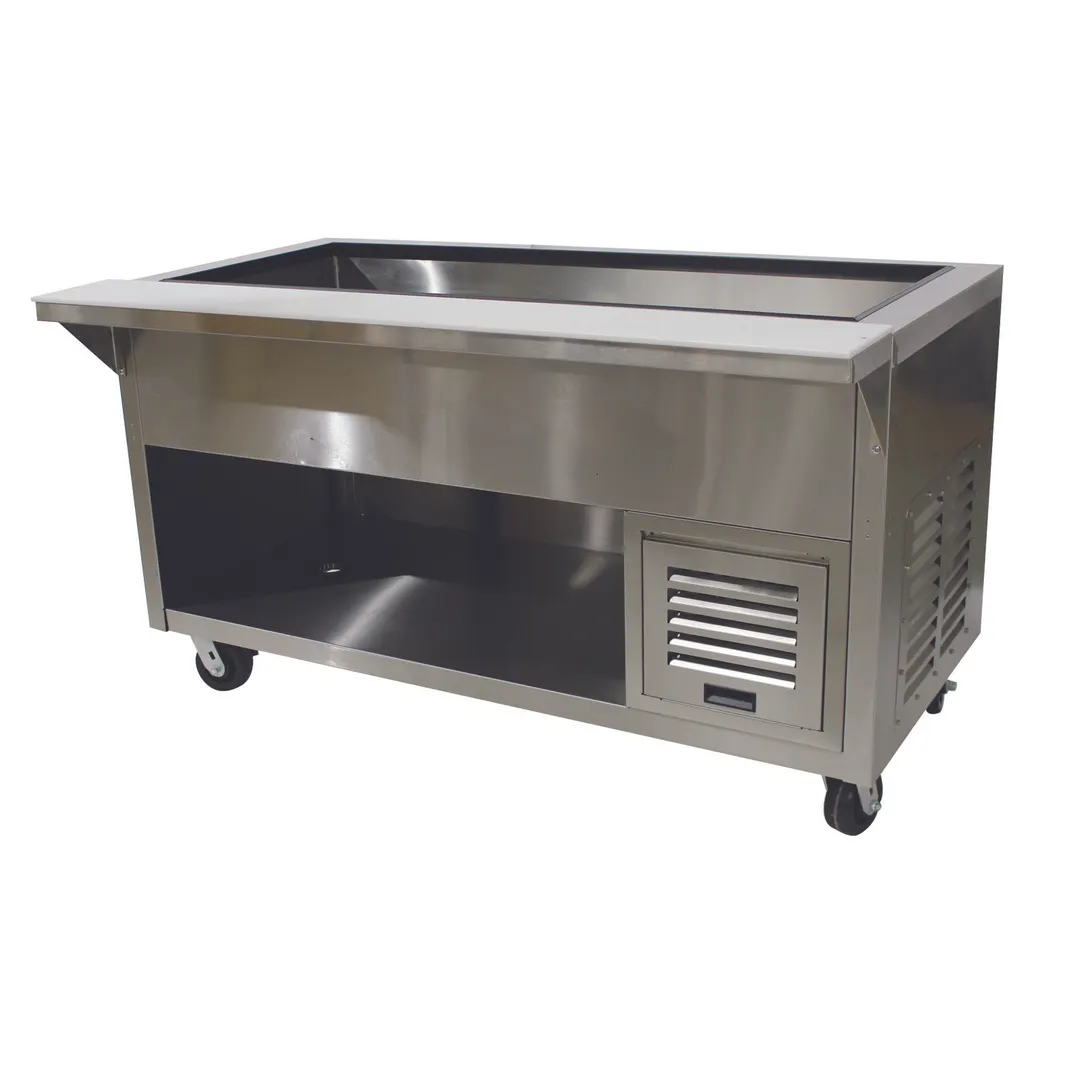 Advance Tabco HDRCP-3-BS 47" Refrigerated Cold Pan, (3) Pan