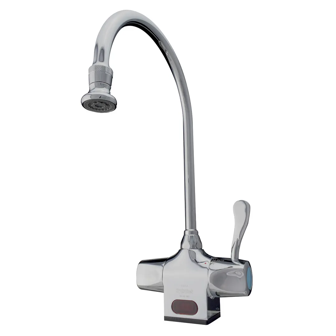 Advance Tabco K-185 Hands-Free Gooseneck Electronic Faucet, Deck Mount
