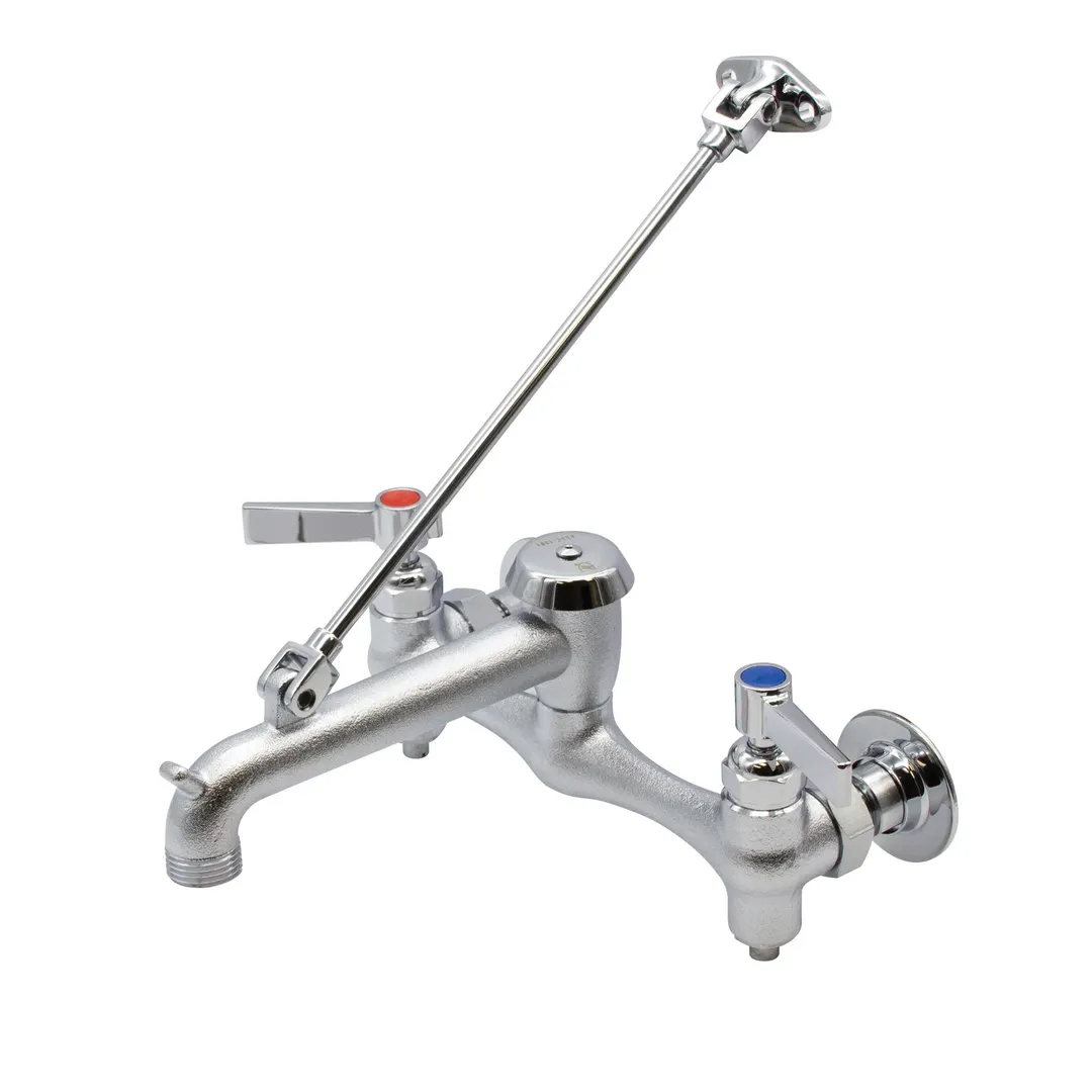 Advance Tabco K-240 Service Sink Faucet, Wall Mount, Heavy Duty, 8" Oc