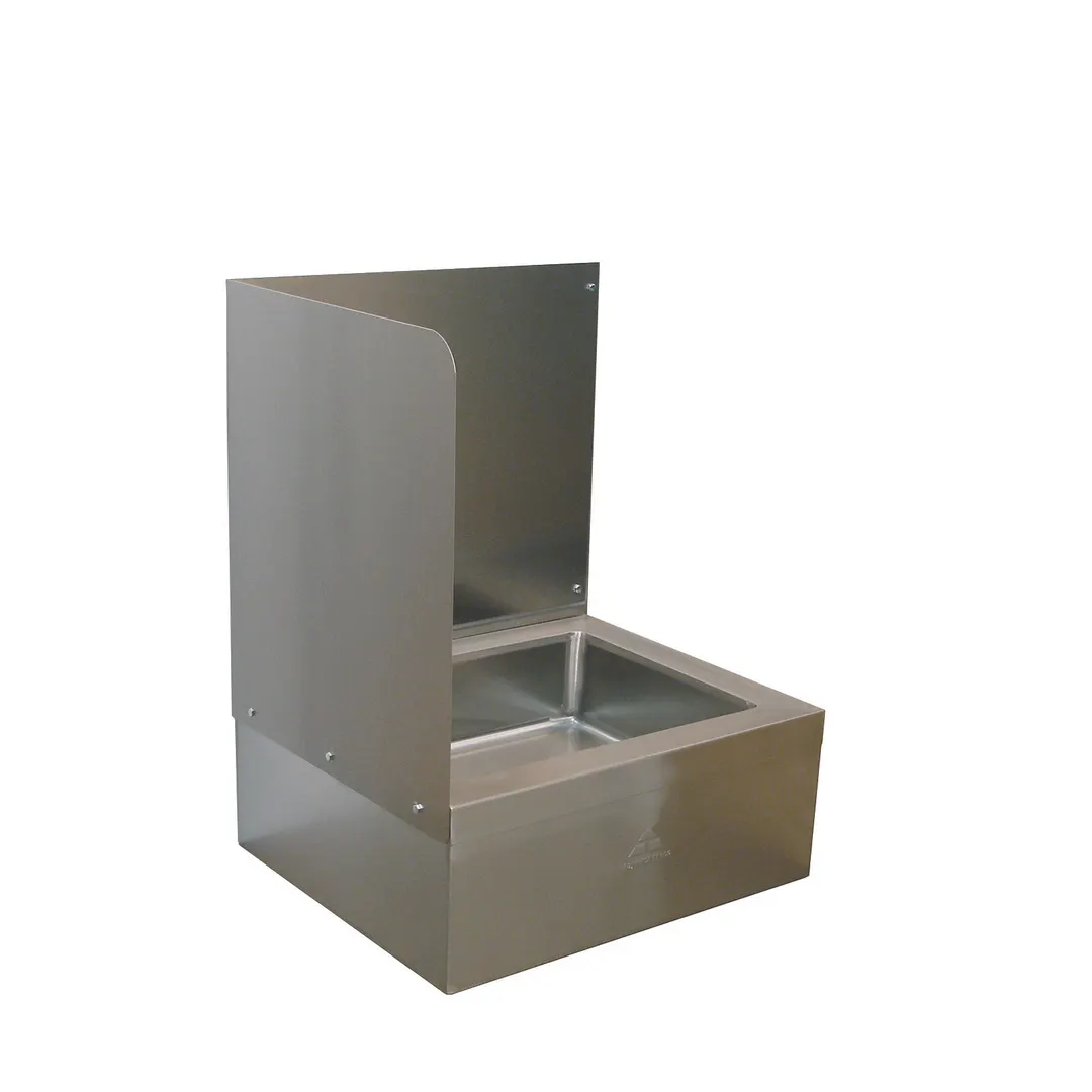 Advance Tabco K-291L Left Side & Back Wall Splash For 9-Op-44 Mop Sink (Field Installed By Others)