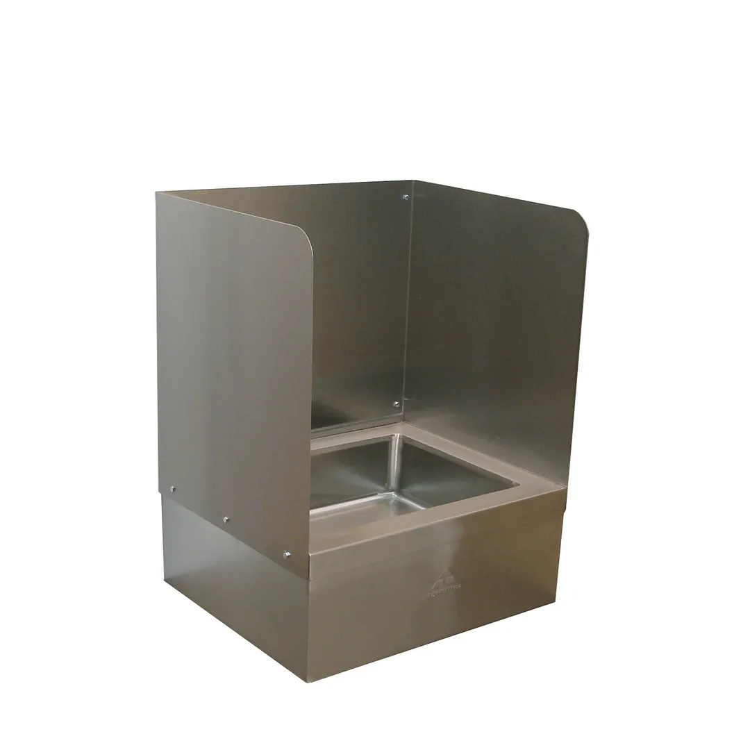 Advance Tabco K-304 Three-Sided Wall Splash (Left, Right & Back) For 9-Op-34 Mop Sink (Field Installed By Others)