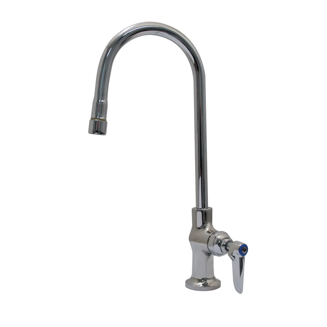 Advance Tabco K-48 Faucet, 8-1/2" Gooseneck Spout, Deck Mounted, Single