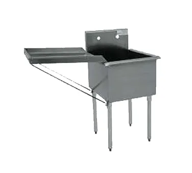 Advance Tabco N-5-48 Drainboard, 21" X 48", Square Corner Sinks Only