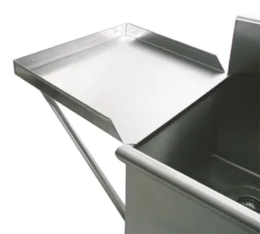 Advance Tabco N-54-48 Drainboard, 24" X 48", Square Corner Sinks Only