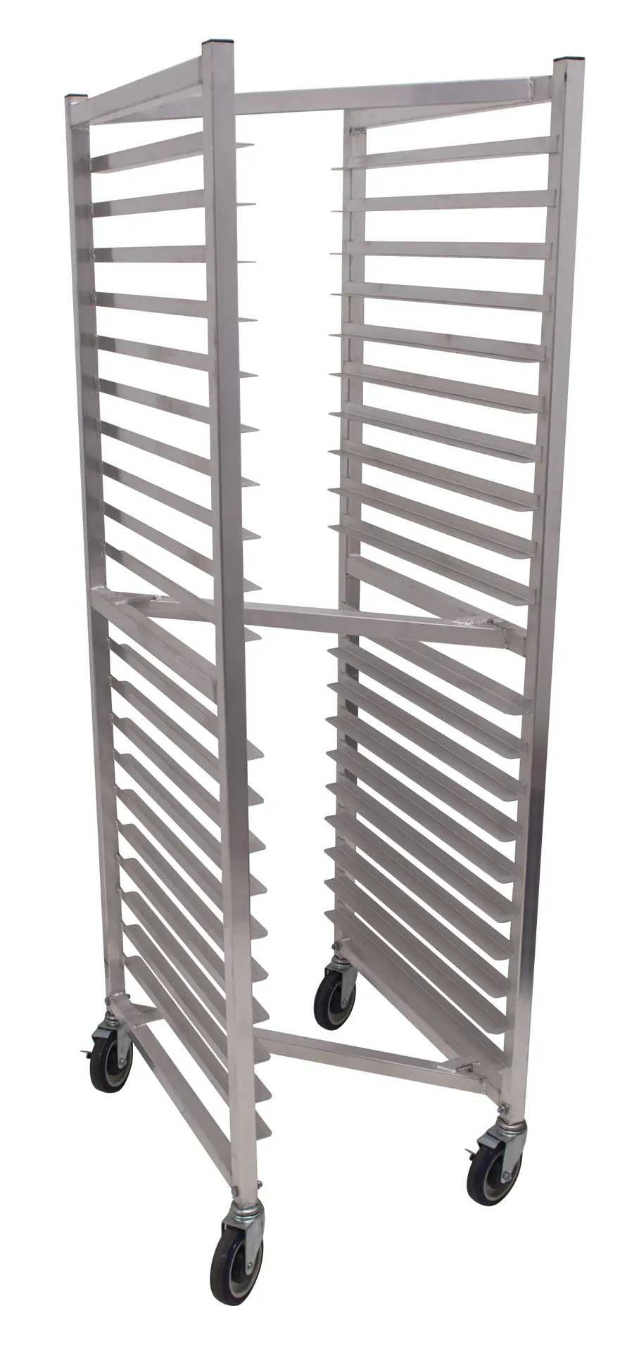 Advance Tabco NR-20 Mobile Full Height End Load Nesting Bun / Sheet Pan Rack w/ 20 Pan Capacity