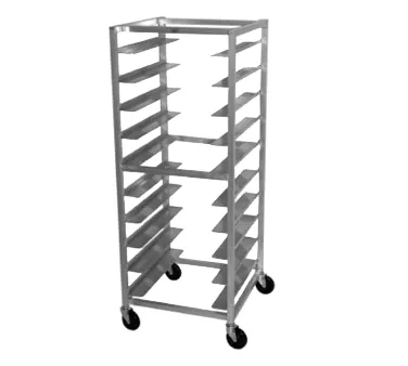 Advance Tabco OT20-3 Mobile End Load Oval Tray Storage Rack w/ 3" Bottom Load Slides, Full Height