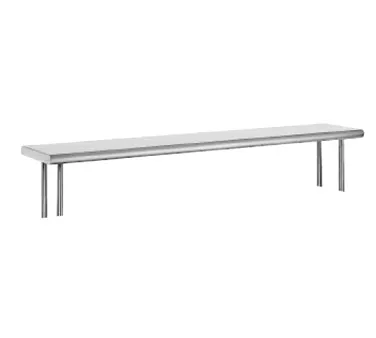 Advance Tabco OTS-12-120 Overshelf, Table Mounted, Single, 120"W X 12"D