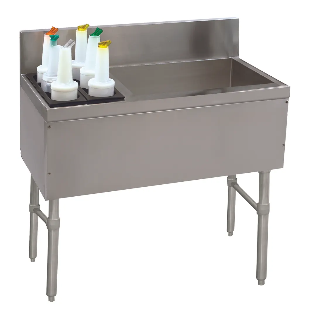 Advance Tabco PRC-19-36R 36" Ice Bin / Cocktail Station, 70 lbs Capacity