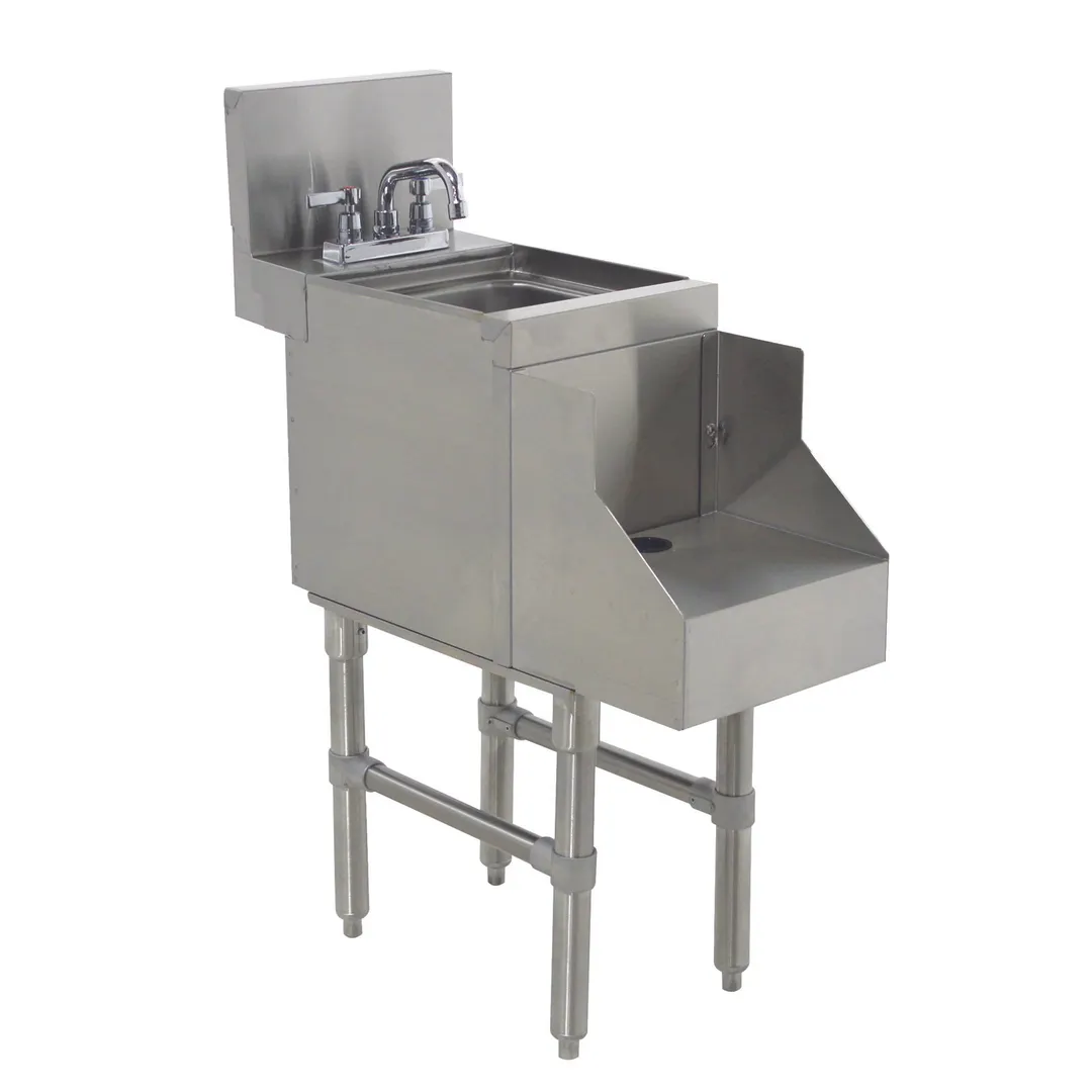 Advance Tabco PRRS-24-18 18" Underbar Blender Station with Dump Sink