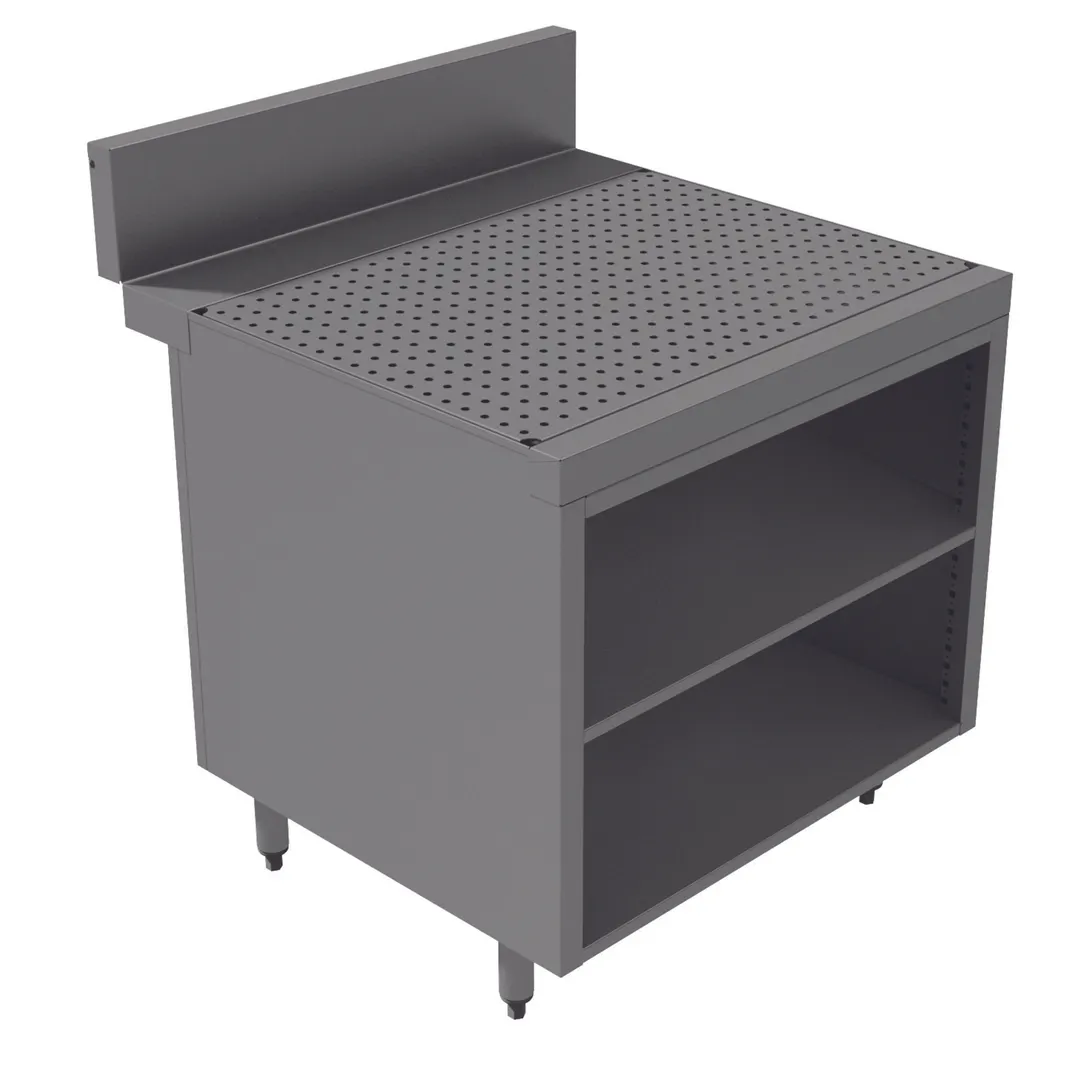 Advance Tabco PRSCO-24-18-M Prestige Underbar Drainboard Cabinet, Open Front