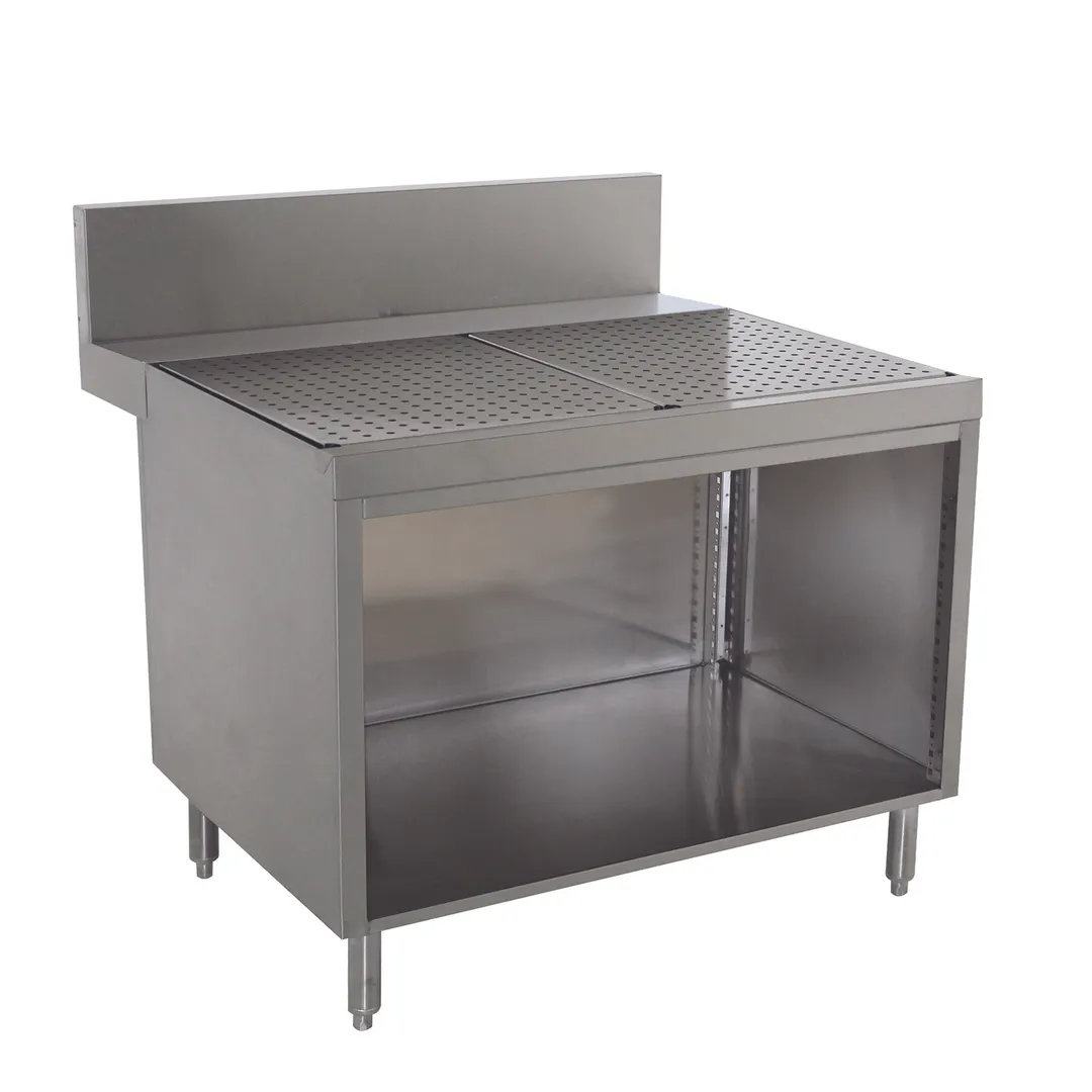 Advance Tabco PRSCO-24-48 Prestige Underbar Drainboard Cabinet, Open Front