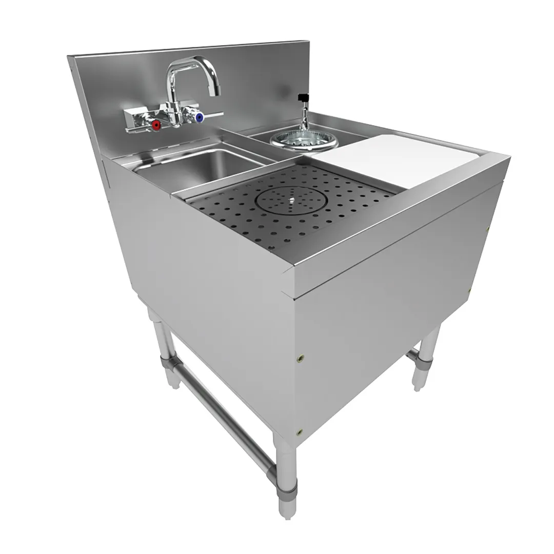 Advance Tabco PRSP-25-24 Underbar Sink Units, 1 Compartment without Drainboard