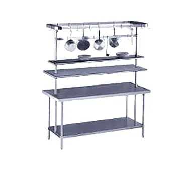 Advance Tabco PT-18-84 Overshelf, Table Mounted, Single, 84"W X 18"D